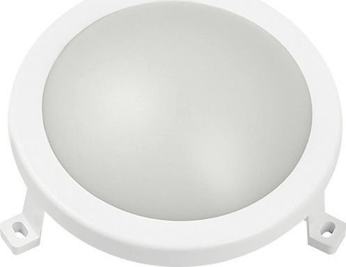 Adeleq Επιτοίχια Χελώνα Εξωτερική LED IP54 6W με Φυσικό Λευκό Φως