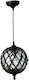 Heronia Outdoor Hanging Ceiling Light E27 in Black Color 11-0008