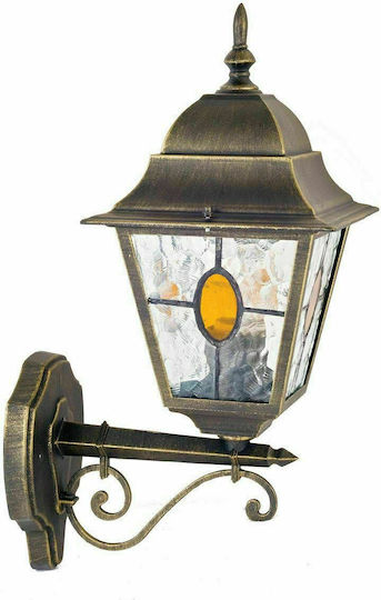 VK Lighting Стенно Външно Фенерче E27 IP44 25x46.4εκ.