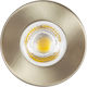 VK Lighting Στεγανό Σποτ Οροφής Εξωτερικού Χώρου GU5.3 MR16 σε Χρυσό Χρώμα 64173-033121
