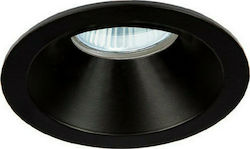 VK Lighting Στρογγυλό Μεταλλικό Χωνευτό Σποτ με Ντουί GU5.3 Μαύρο 8.5x8.5εκ. 1τμχ VK Lighting Στρογγυλό Μεταλλικό Χωνευτό Σποτ με Ντουί GU5.3 Μαύρο 8.5x8.5εκ. 1τμχ