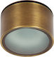 VK Lighting Wasserdicht Spot Deckenleuchte für den Außenbereich GX53 in Bronze Farbe 74168-193677
