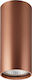 VK Lighting Single Spot with Socket GU10 in Copper Color