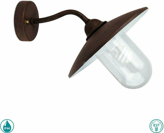 Faro Barcelona Wally Wall-Mounted Outdoor Lighting with Shade 37.4x12cm