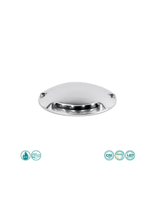 Faro Barcelona Keenan-2 Wall-Mounted Outdoor Ceiling Light LED IP67 1W with Cool White Light