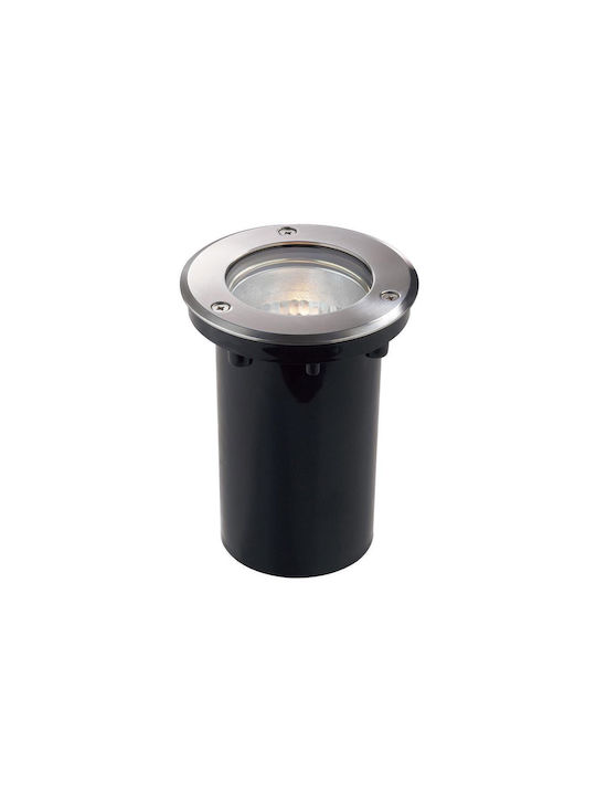 Ideal Lux Park Lampa de podea Proiector pentru exterior IP65 pentru soclu E27 Argint