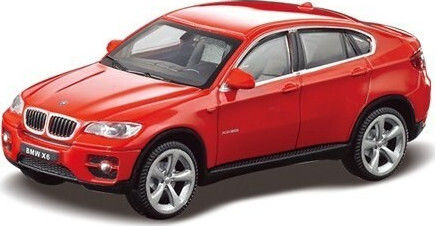 Rastar Die Cast BMW X6 1:43 (2 Σχέδια) Αυτοκινητάκι 1:43 για 3+ Ετών (Διάφορα Σχέδια) 1τμχ