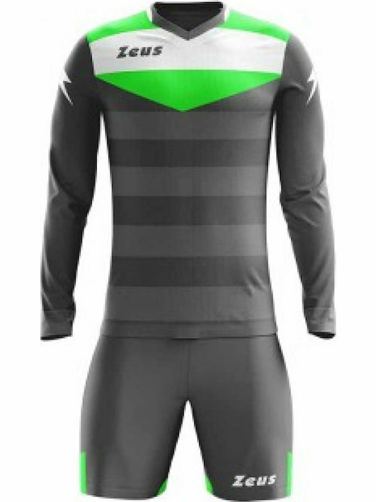 Zeus Argo Adults/Kids Goalkeeper Football Set Mαύρο