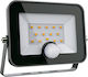 Elmark Stellar Helios50 Στεγανός Προβολέας LED 50W Ψυχρό Λευκό 5500K με Αισθητήρα Κίνησης IP65