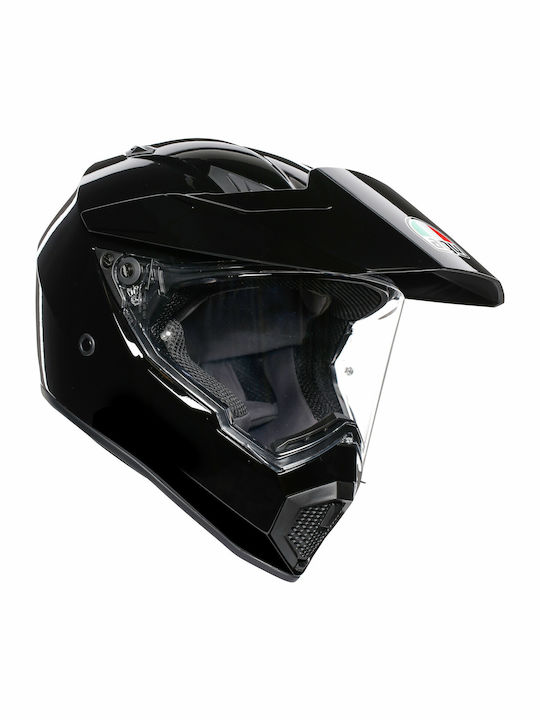 AGV AX-9 Dual Gloss Black Motorradhelm Ein-Aus DOT / ECE 22.05 1540gr KR3800