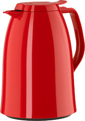 Tefal Mambo Jug Krug Thermosflasche Kunststoff Rot 1lt mit Handgriff K30391