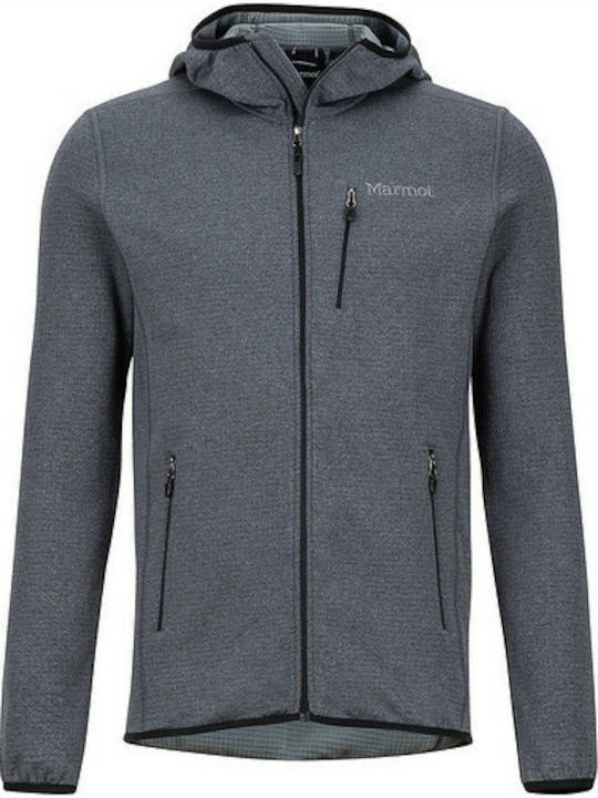 Marmot Preon Herren Sweatshirt Jacke mit Kapuze und Taschen Gray