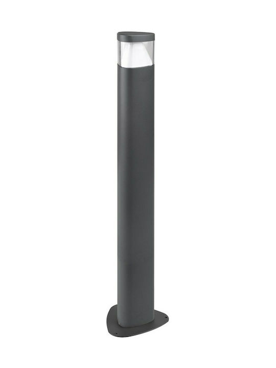 Sun Light Outdoor Small Post Lamp Built-In Led Black