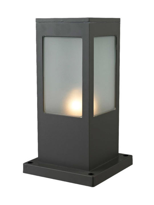 Sun Light Outdoor Floor Lamp Kleine Post IP44 for E27 Bulb Gray