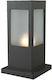 Sun Light Outdoor Floor Lamp Small Post 60W IP44 for E27 Light Bulb Gray