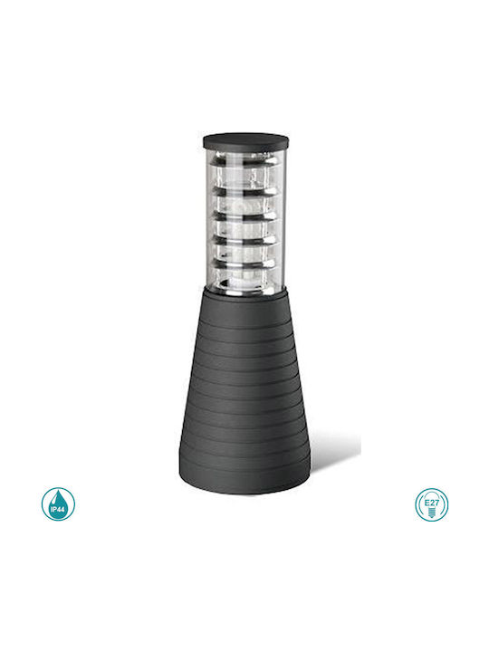 Sun Light Lumină Post mic pentru Exterior IP44 pentru Soclu E27 Negru