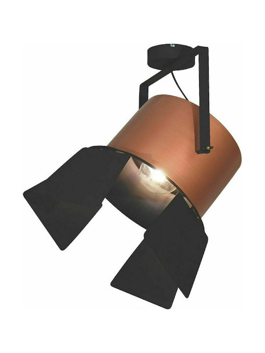 Home Lighting Arlen Copper Black Μονό Σποτ με Ντουί E27 σε Χάλκινο Χρώμα