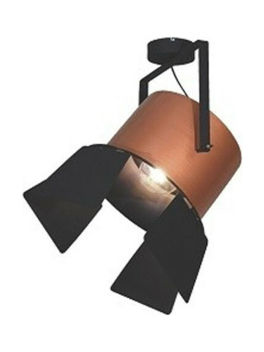 Home Lighting Arlen Copper Black Μονό Σποτ με Ν...