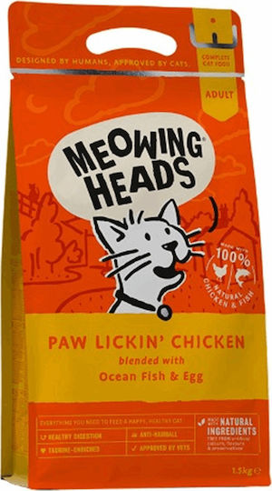 Paw Lickin' Chichen Dry Food for Adult Cats with Chicken 1.5kg