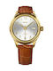 Jowissa Tiro Watch with Brown Leather Strap