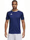 Adidas Entrada 18 Jersey Ανδρικό Αθλητικό T-shirt Κοντομάνικο Navy Μπλε