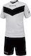 Givova Vittoria KITT04 Black/White Adults/Kids Football Set