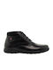 Leder Schwarz Herrenstiefel