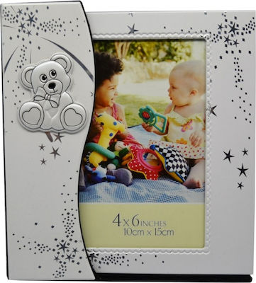 Ankor Children's Album 24 Pages for 48 Photos Photos of Size 10x15cm Ecru made of Silver