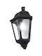 Fumagalli Iesse Wall-Mounted Outdoor Lantern IP55 E27 Black