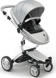 Mima Xari Adjustable 2 in 1 Baby Stroller Suitable for Newborn Argento / Aluminium / Black 13.4kg