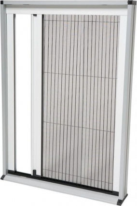 Ideco Screen Door Pleated Brown from Fiberglass 200x130cm