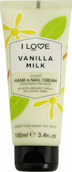 I Love Cosmetics Scented Κρέμα Χεριών & Νυχιών Vanilla Milk 100ml