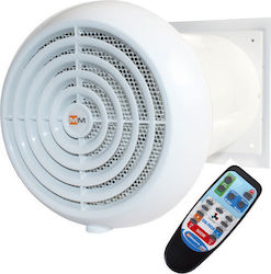 Mmotors Eco-Fresh-07 De perete Ventilator 195mm Alb