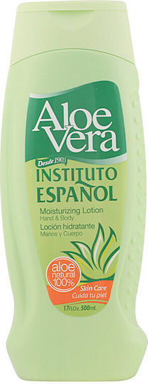 Instituto Espanol Aloe Vera Moisturizing Lotion Moisturizing Lotion Body with Aloe Vera for All Skin Types 500ml