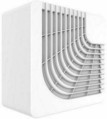 O.Erre Silente Wall-mounted Ventilator 100mm White