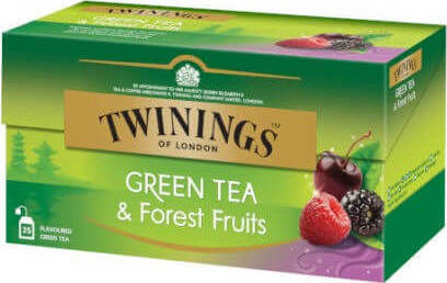 Twinings Πράσινο Τσάι Πράσινο Τσάι 25 Φακελάκια με Άρωμα Φρούτα του Δάσους