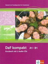 DAF KOMPAKT A1-B1 KURSBUCH (+3CDS)