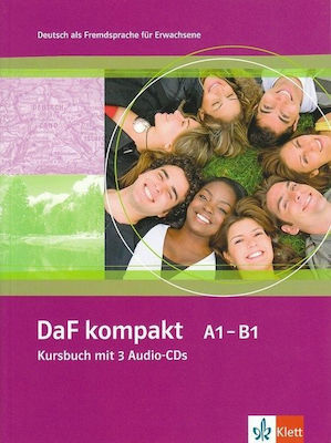 DAF KOMPAKT A1-B1 KURSBUCH (+3CDS)