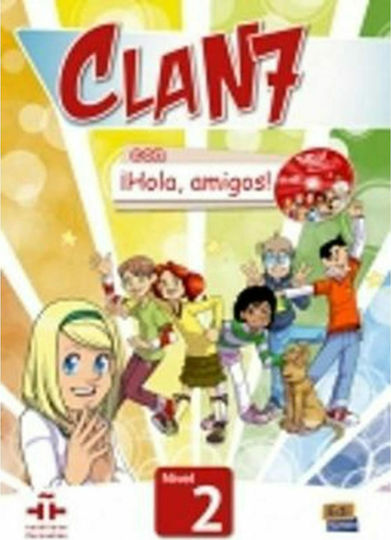 CLAN 7 HOLA AMIGOS 2 ALUMNO (+ CD-ROM)
