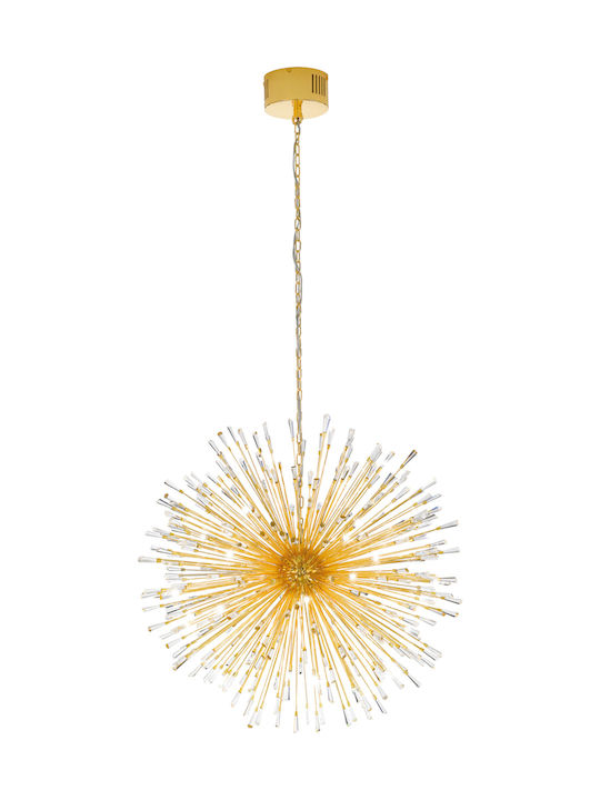 Eglo Vivaldo 1 Pendant Light Gold with Crystals for Socket G4 32cm