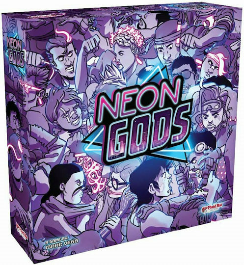 Board Game Neon Gods for 2-4 Players 14+ Years Old (EN) Plaid Hat