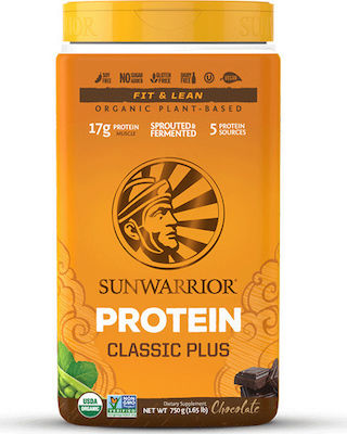 Sunwarrior Classic Plus Gluten & Lactose Free with Flavor Chocolate 750gr