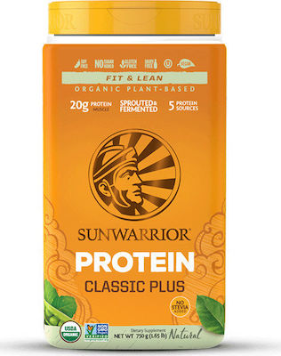 Sunwarrior Classic Plus Ohne Gluten & Laktose mit Geschmack Natürlich 750gr