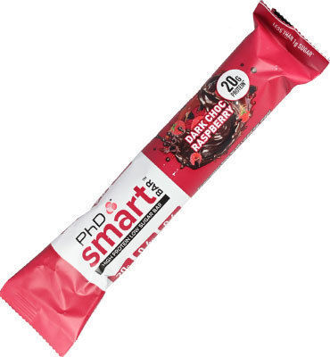 PhD Smart Μπάρα με 20gr Πρωτεΐνης & Γεύση Dark Chocolate Raspberry 64gr
