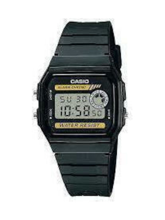 Casio Ψηφιακό Ανδρικό Ρολόι 38mm Μπαταρίας με Μ...