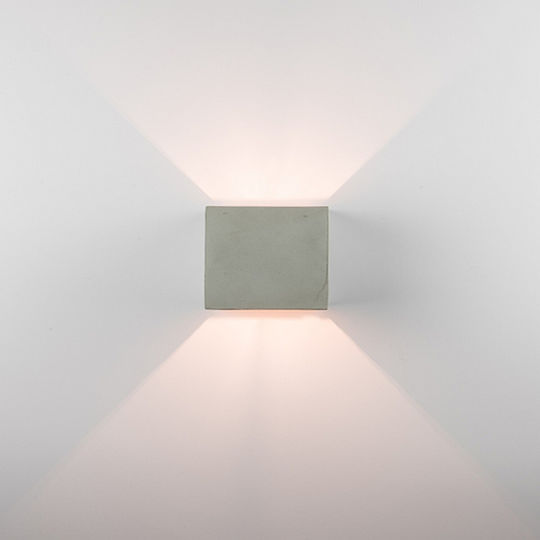 Zambelis Lights Осветително тяло За стена Сив 11.5x11.5x11.5см.