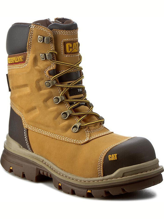Premier 8" WP TX Leather Men's Waterproof Brown Boots