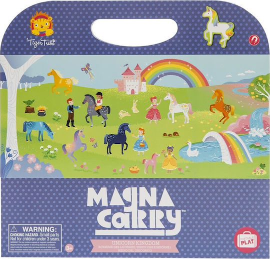 Tiger Tribe Μαγνητικό Παιχνίδι Κατασκευών Magna Carry Unicorn Kingdom για Παιδιά 3+ Ετών