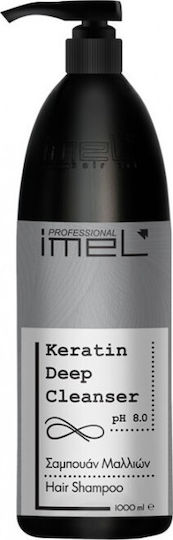 Imel Deep Cleanser pH 8.0 Shampoos Reconstruction/Nourishment for All Hair Types 1000ml