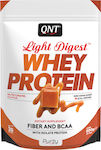 QNT Light Digest Whey Molkenprotein Glutenfrei mit Geschmack Gesalzenes Karamell 500gr